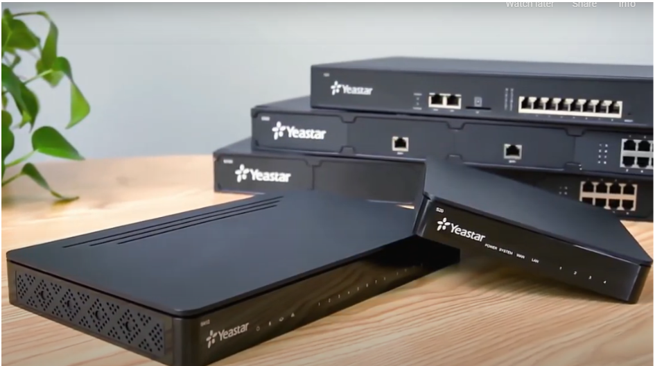 Yeastar S-series is hardware based PBX designed for small sized companies